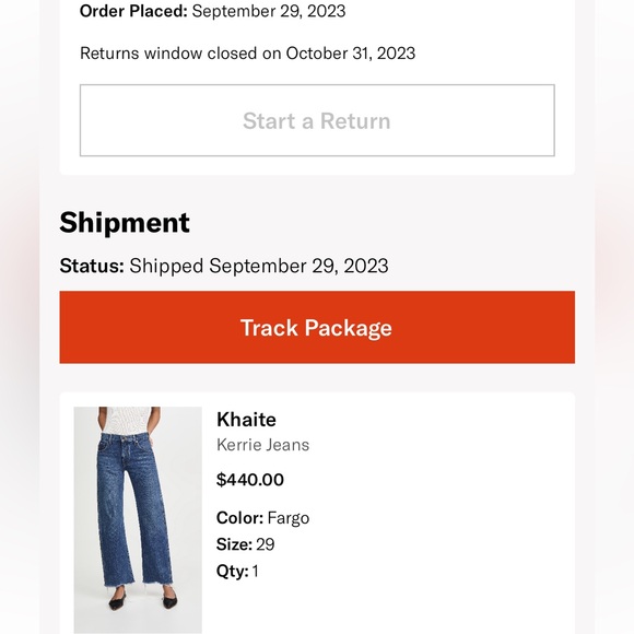 Khaite Kerrie Jeans size 29 like new!! - Picture 7 of 7